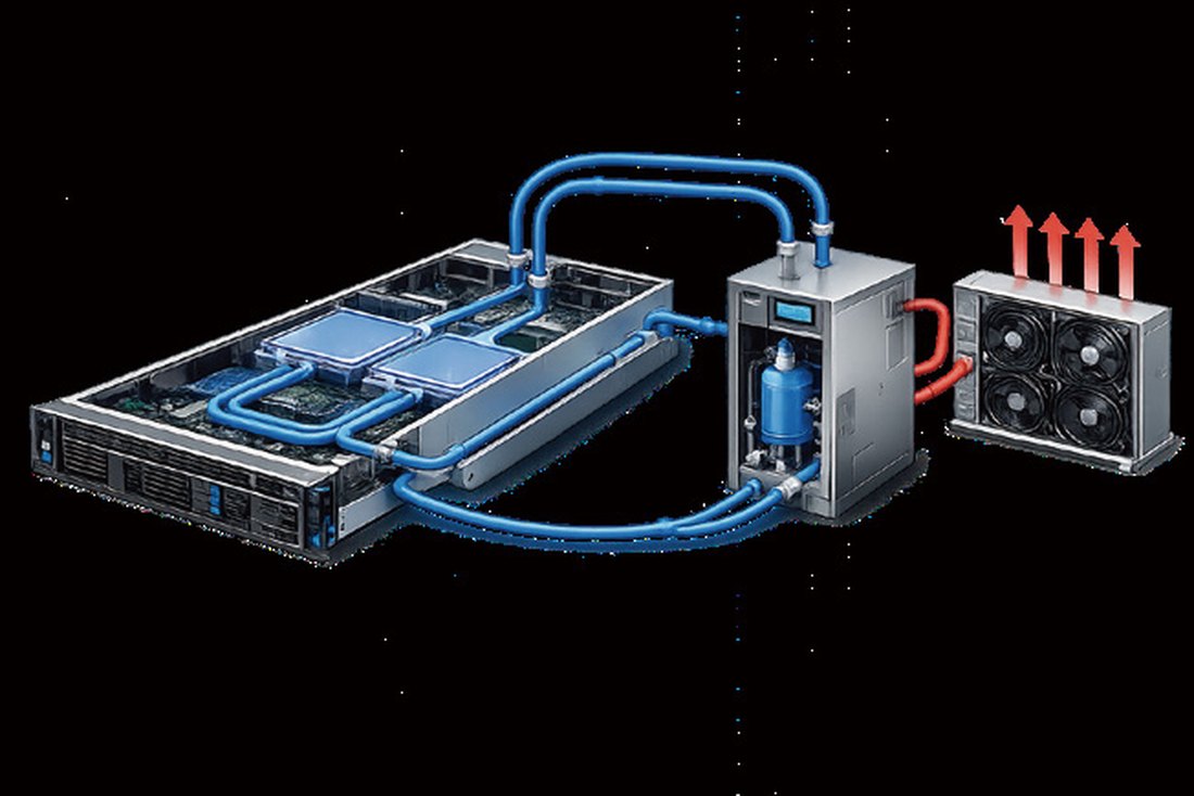 Cold plate loop with manifold and quick disconnects
